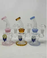 6 Inch Teardrop Pendent Showerhead Perc Bend Mini Water Pipe